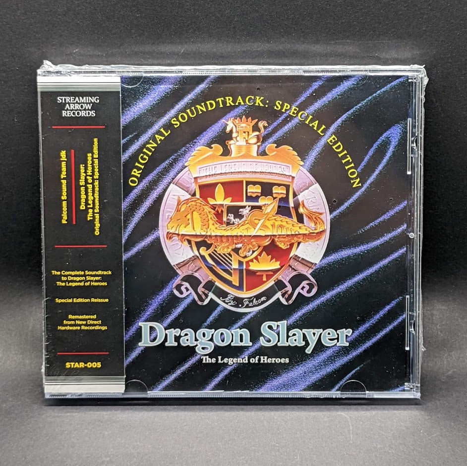 [SOLD OUT] DRAGON SLAYER: The Legend of Heroes - Video Game Soundtrack CD (w/ obi)