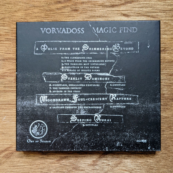 VORVADOSS / MAGIC FIND "Utterances and Arcana" Double CD [2xCD digipak]