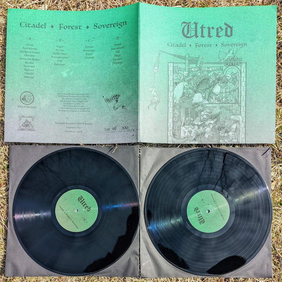 [SOLD OUT] UTRED "Citadel - Forest - Sovereign" vinyl 2xLP (lim. 200)