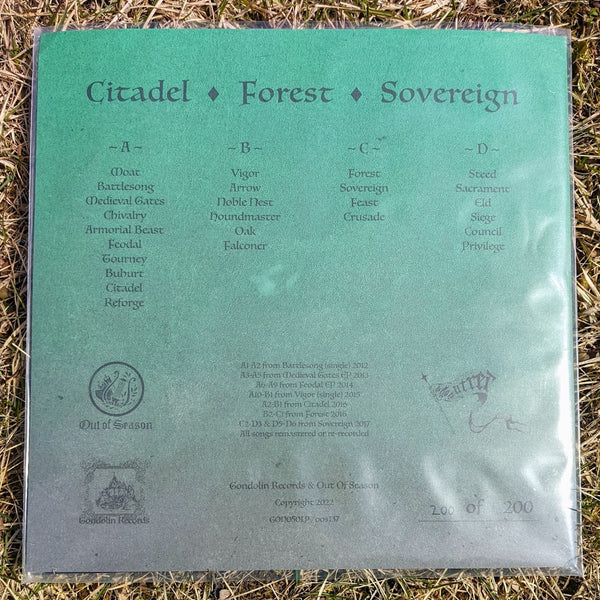 [SOLD OUT] UTRED "Citadel - Forest - Sovereign" vinyl 2xLP (lim. 200)
