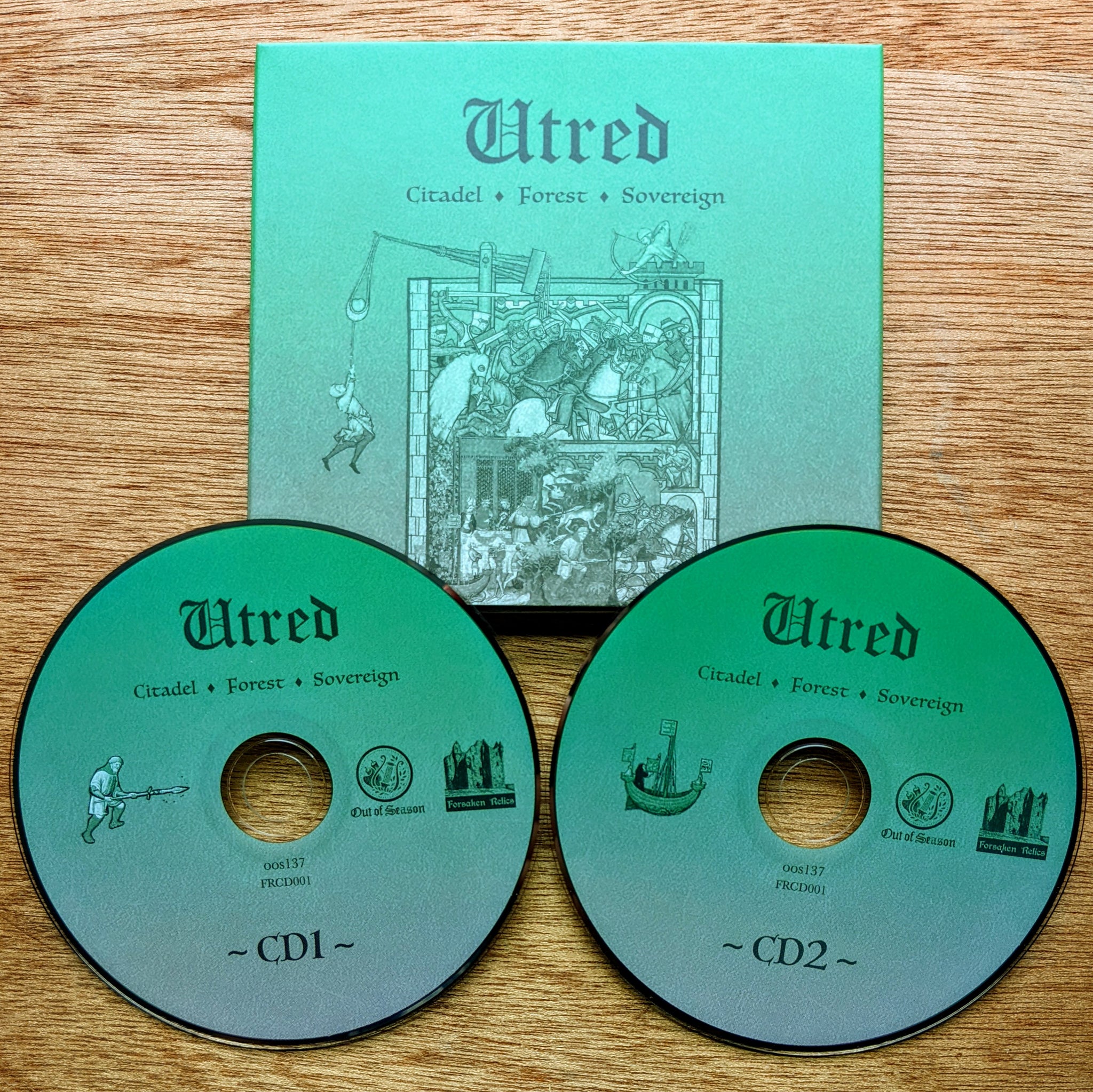 UTRED "Citadel - Forest - Sovereign" double CD (2xCD digipak)