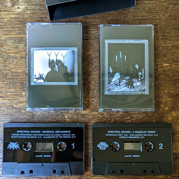 [SOLD OUT] SPECTRAL WOUND Deluxe double cassette tape Box Set (2nd edition, lim.250)