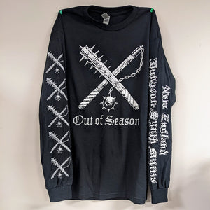 OUT OF SEASON "NEDSM" 4-Sided Long Sleeve Shirt [Black] *BACK IN STOCK*