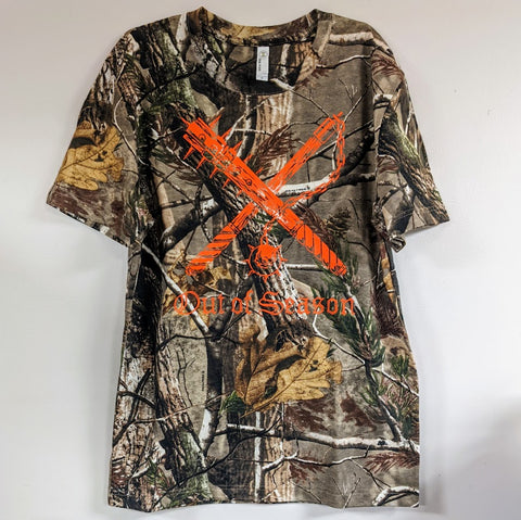 OUT OF SEASON "NEDSM" 2-Sided Premium T-Shirt [All Over Print/RealTree Camo] *BACK IN STOCK*