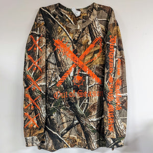 OUT OF SEASON "NEDSM" 4-Sided Premium Long Sleeve Shirt [All Over Print/RealTree Camo] *BACK IN STOCK*