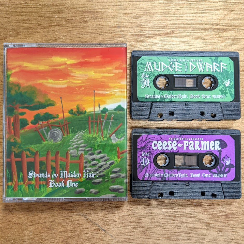 [SOLD OUT] MAIDEN HAIR "Strands ov Maiden Hair Book 1" double cassette tape (lim.75)