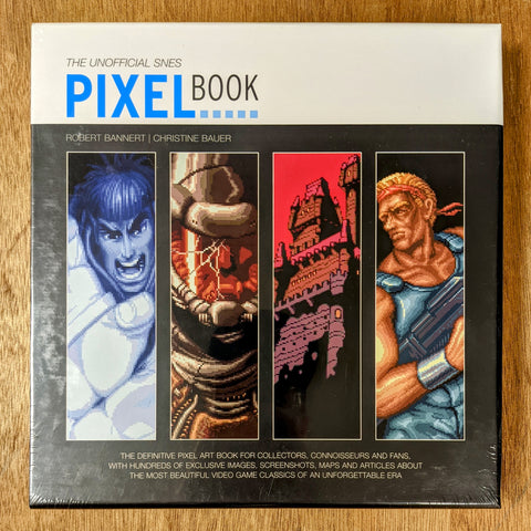 SNES PIXEL BOOK - Deluxe Hardcover book (w/ slipcase)