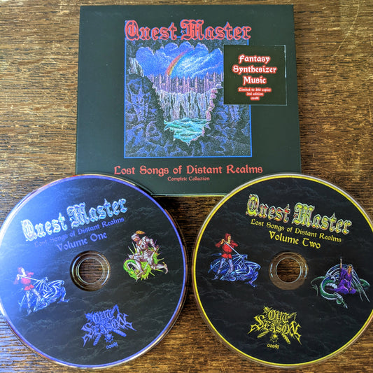 [SOLD OUT] QUEST MASTER "Lost Songs of Distant Realms" 2xCD [Digipak, 3rd press]
