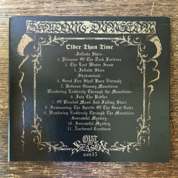 SHADOW DUNGEON "Older Than Time" CD [Digipak, Lim.250]