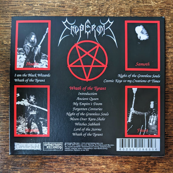 [SOLD OUT] EMPEROR "Emperor/Wrath of the Tyrant" CD [gatefold digisleeve]