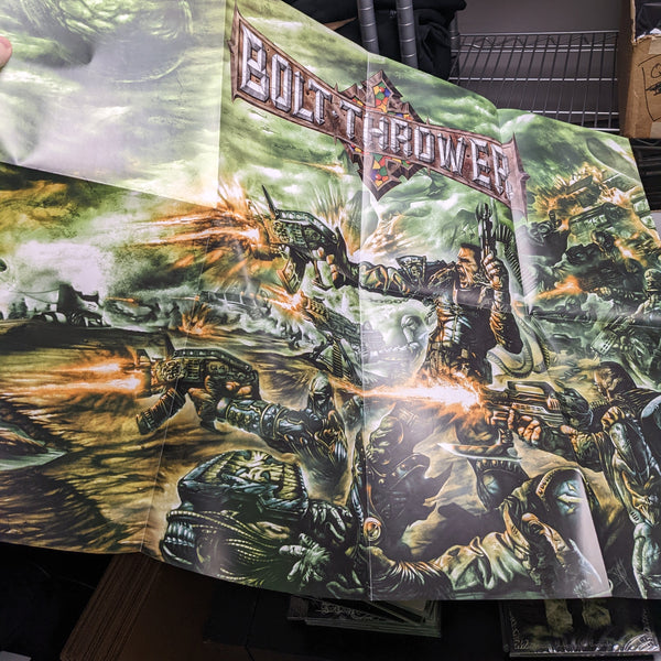BOLT THROWER "Honour Valour Pride" vinyl 2xLP (double LP gatefold w/ giant poster)