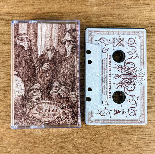 [SOLD OUT] ELYVILON "Drums in the Deepwood" cassette tape (lim.150, UV Print)