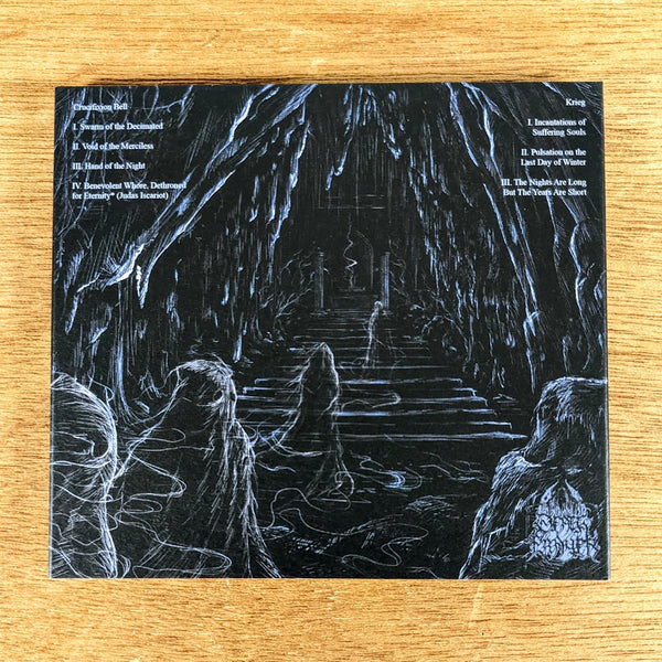 CRUCIFIXION BELL / KRIEG "Split" CD [digipak]