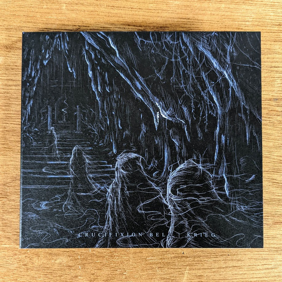 CRUCIFIXION BELL / KRIEG "Split" CD [digipak]