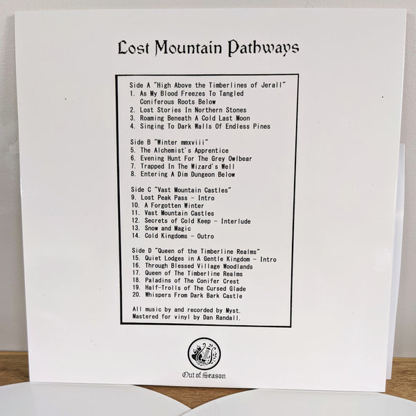 CONIFEROUS MYST "Lost Mountain Pathways" 2xLP (double LP black vinyl, lim.100, w/poster)