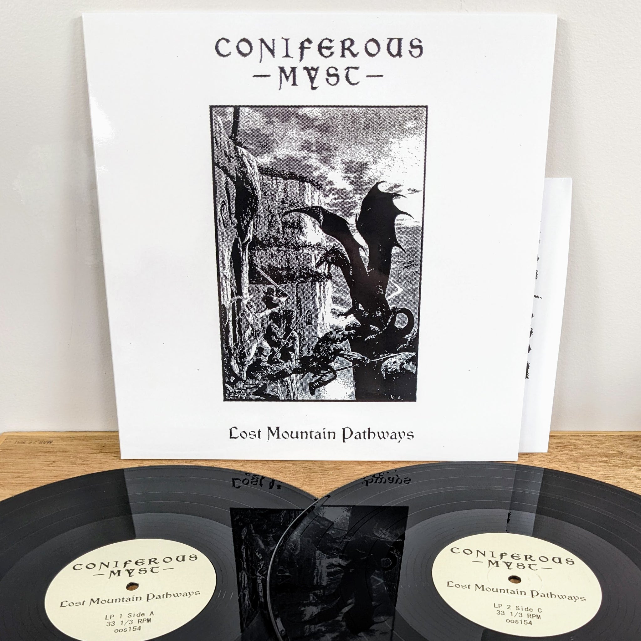 CONIFEROUS MYST "Lost Mountain Pathways" 2xLP (double LP black vinyl, lim.100, w/poster)