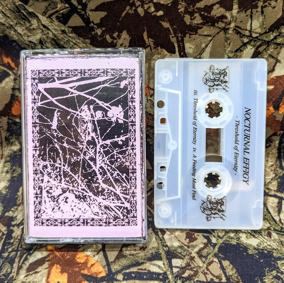 [SOLD OUT] NOCTURNAL EFFIGY / CLAWS OF MORIIS "Threshold of Eternity" cassette tape