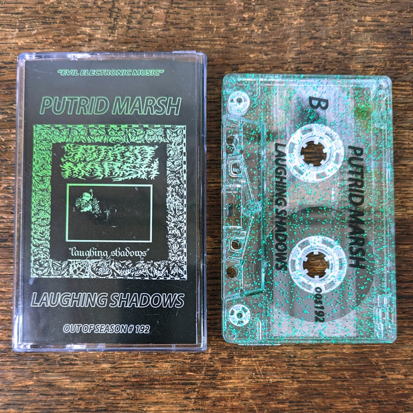 [SOLD OUT] PUTRID MARSH "Laughing Shadows" Cassette Tape (green glitter or (s)lime)