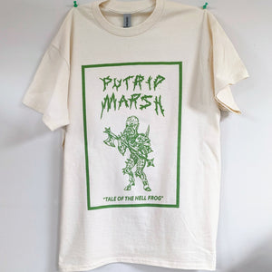 [SOLD OUT] PUTRID MARSH "Hell Frog" T-Shirt (Natural)