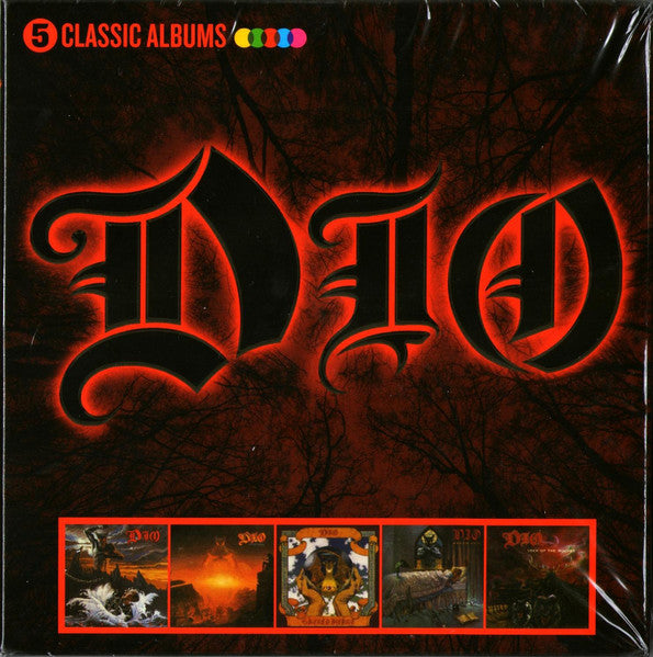 [SOLD OUT] DIO "5 Classic Albums" 5xCD (slipcase box set)