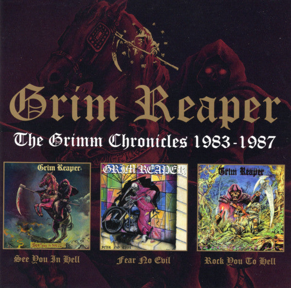 [SOLD OUT] GRIM REAPER "The Grimm Chronicles 1983-1987" 3xCD [triple CD jewel case]