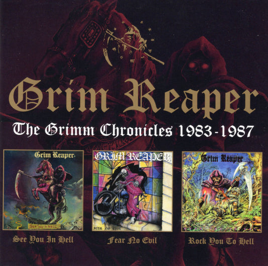GRIM REAPER "The Grimm Chronicles 1983-1987" 3xCD [triple CD jewel case]