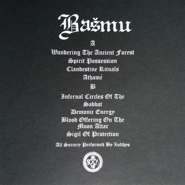 [SOLD OUT] BASMU "Infernal Circles Of The Sabbat" vinyl LP (screen-printed cover)
