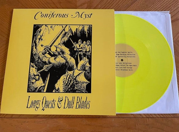 [SOLD OUT] CONIFEROUS MYST "Long Quests and Dull Blades" vinyl LP (color, lim.250)