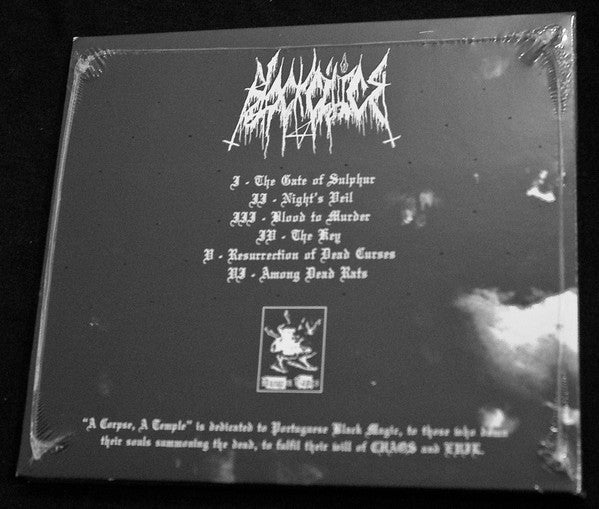 [SOLD OUT] BLACK CILICE "A Corpse, A Temple" CD