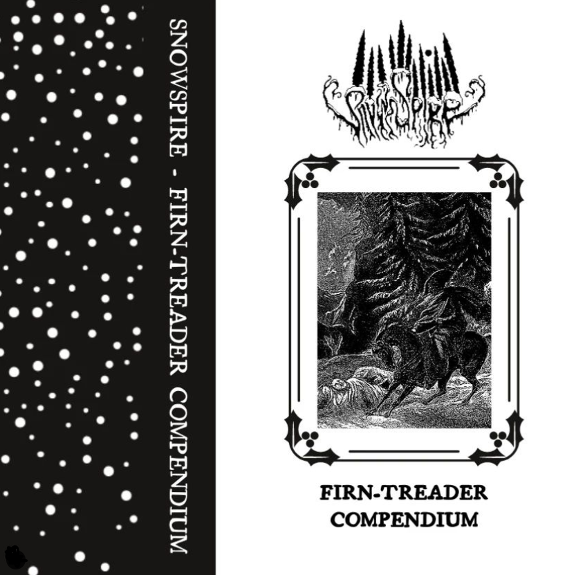 [SOLD OUT] SNOWSPIRE "Firn-Treader Compendium" cassette tape [Fogweaver]