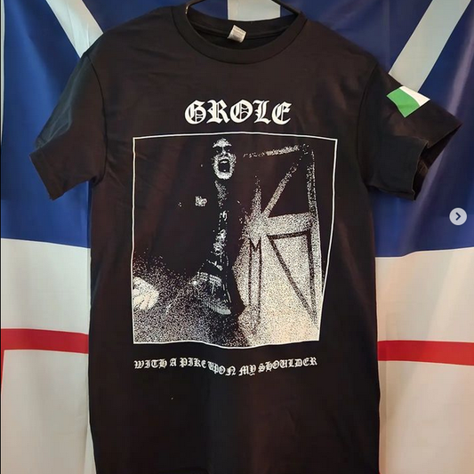 [SOLD OUT] GROLE "With a Pike Upon My Shoulder" T-Shirt [BLACK]