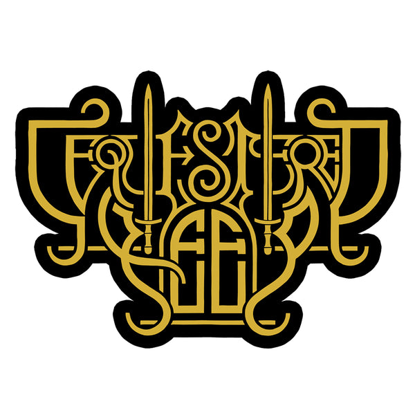 SEQUESTERED KEEP "Logo" bronze metal enamel pin