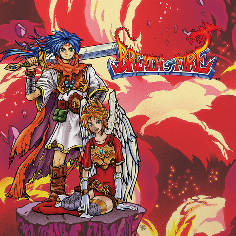 BREATH OF FIRE - SNES Video Game Soundtrack vinyl 2xLP (double LP gatefold, color)