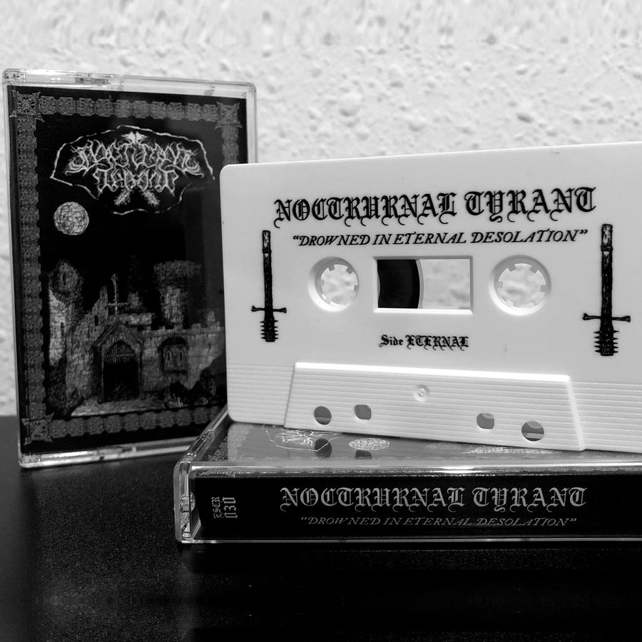 [SOLD OUT] NOCTURNAL TYRANT "Drowned in Eternal Desolation" cassette tape