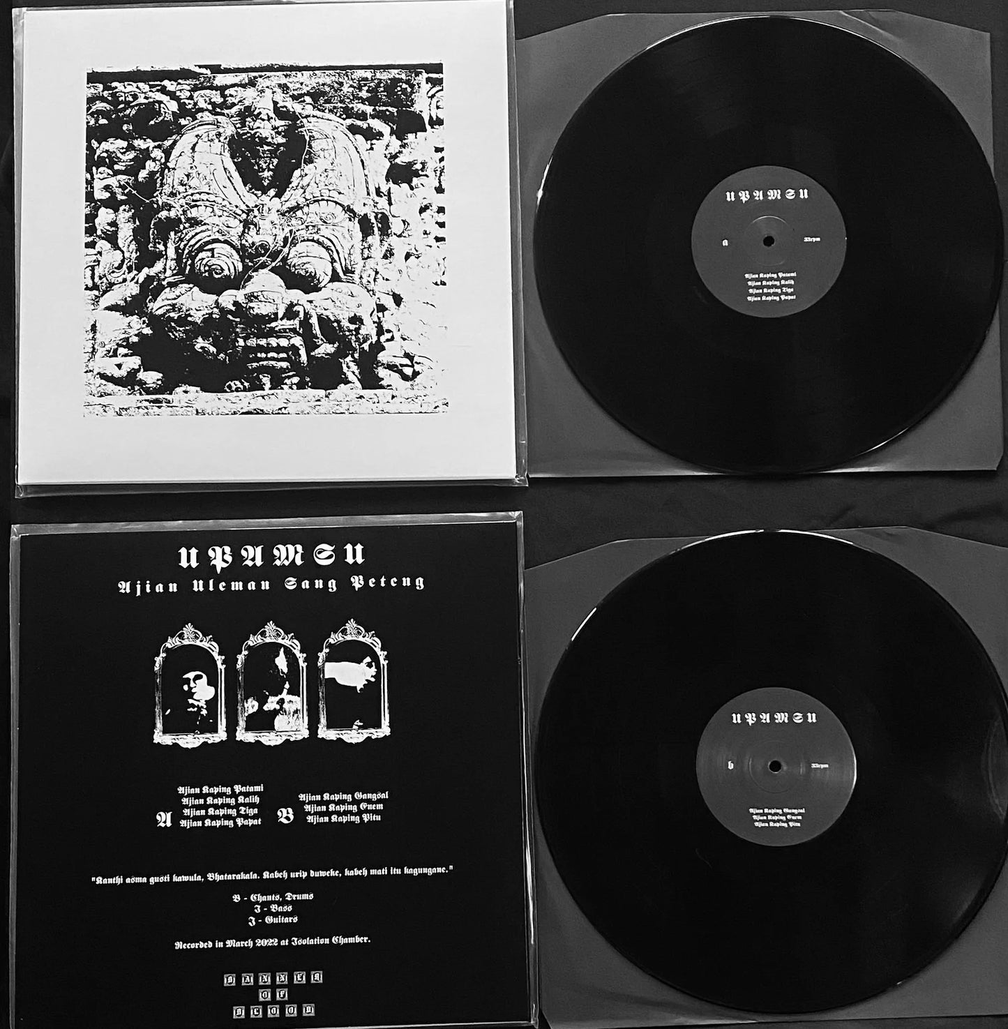 [SOLD OUT] UPAMSU "Ajian Uleman Sang Peteng" vinyl LP (180g, lim.100)