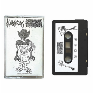 [SOLD OUT] AHULABRUM / PUTRID MARSH "An Encounter with the WV Vegetable Man" Cassette Tape