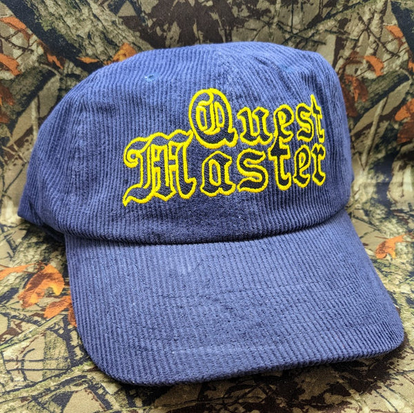 QUEST MASTER "Fantasy Synthesizer Music" Embroidered Corduroy Dad Hat (3 color options)