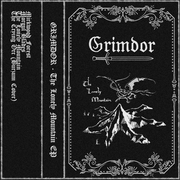 [SOLD OUT] GRIMDOR "The Lonely Mountain" Cassette Tape