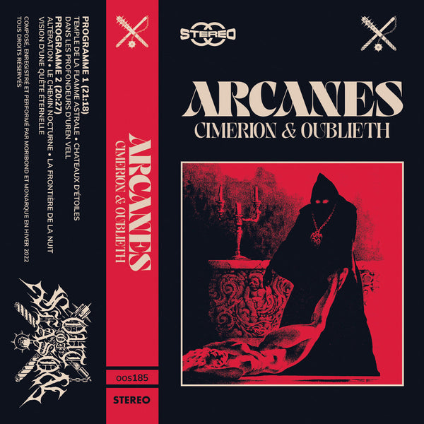 [SOLD OUT] CIMERION & OUBLIETH "Arcanes" cassette tape (lim.250)