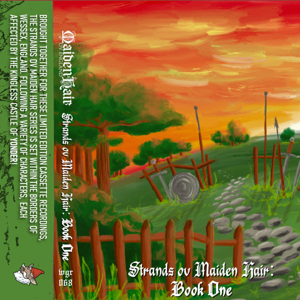[SOLD OUT] MAIDEN HAIR "Strands ov Maiden Hair Book 1" double cassette tape (lim.75)