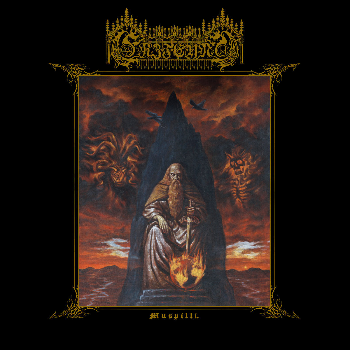 [SOLD OUT] ERZFEYND "Muspilli" vinyl LP (color, lim.418, 180g w/ booklet)