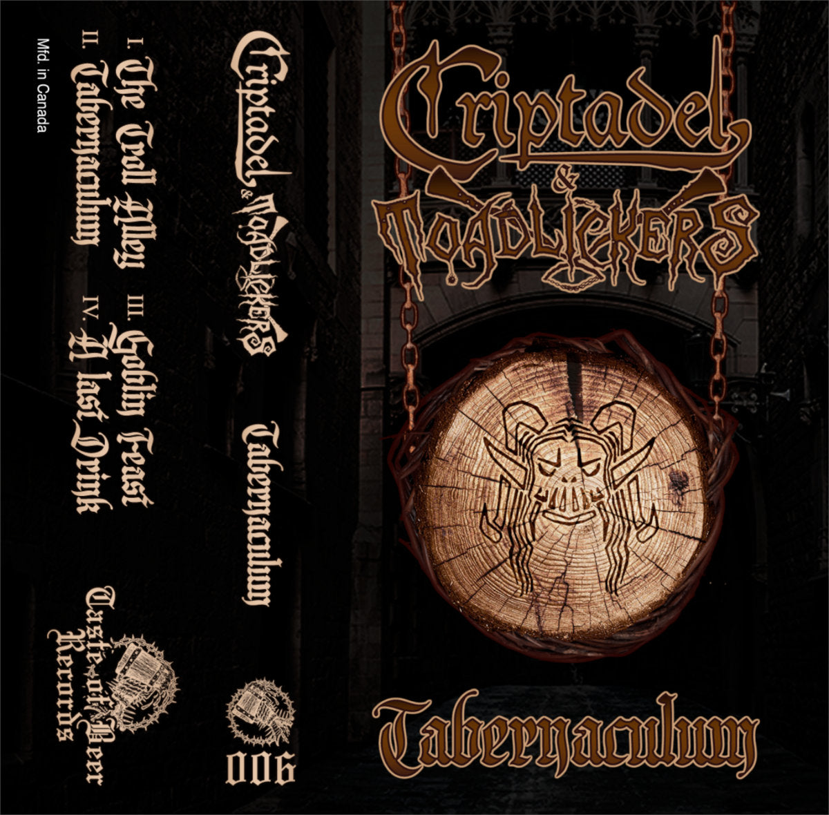 [SOLD OUT] CRIPTADEL / TOADLICKERS "Tabernaculum" cassette tape (lim.50)