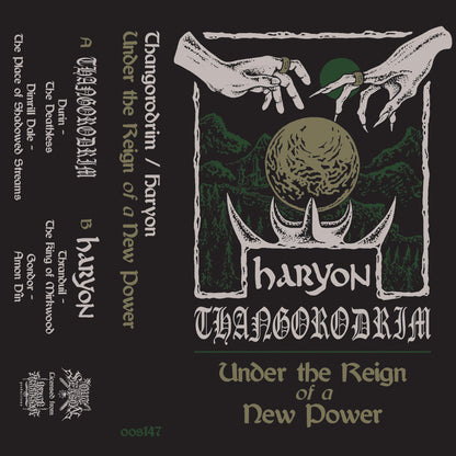 [SOLD OUT] THANGORODRIM / HARYON "Under the Reign of a New Power" Cassette Tape [w/ slipcase]
