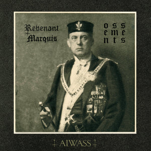 [SOLD OUT] REVENANT MARQUIS / OSSEMENTS "Aiwass" split vinyl LP (lim.200)