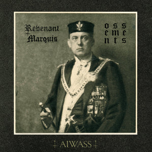 [SOLD OUT] REVENANT MARQUIS / OSSEMENTS "Aiwass" split vinyl LP (lim.200)