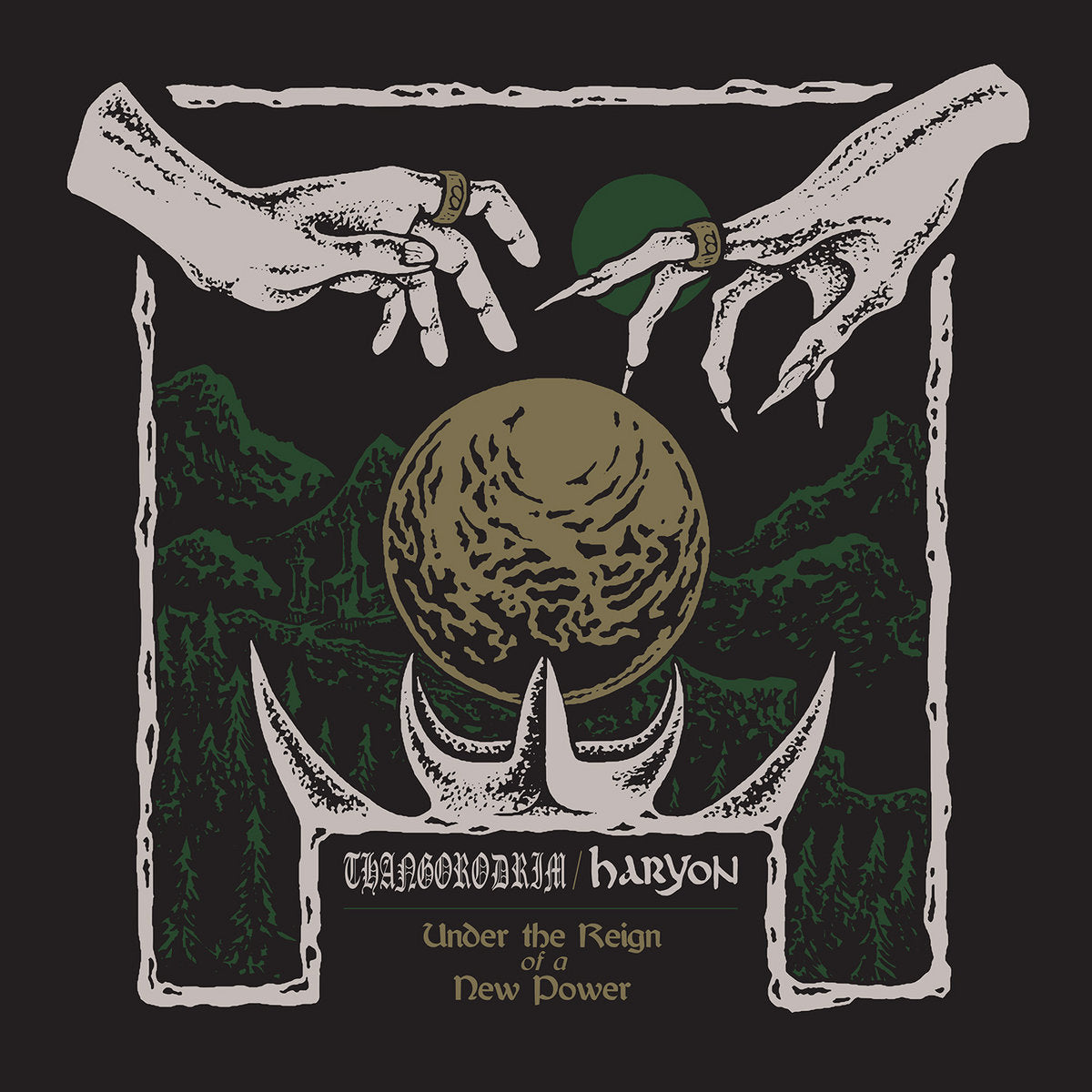 [SOLD OUT] THANGORODRIM / HARYON "Under the Reign of a New Power" vinyl LP (lim.500)