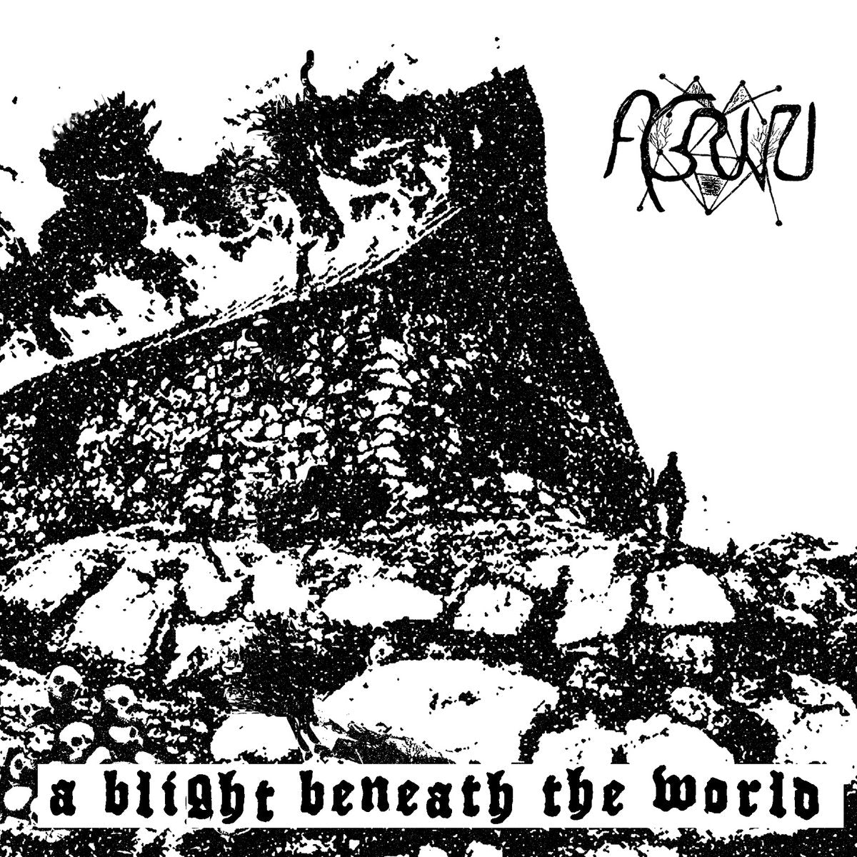 [SOLD OUT] AGRUVZI "A Blight Beneath the World" Cassette Tape (lim. 30)