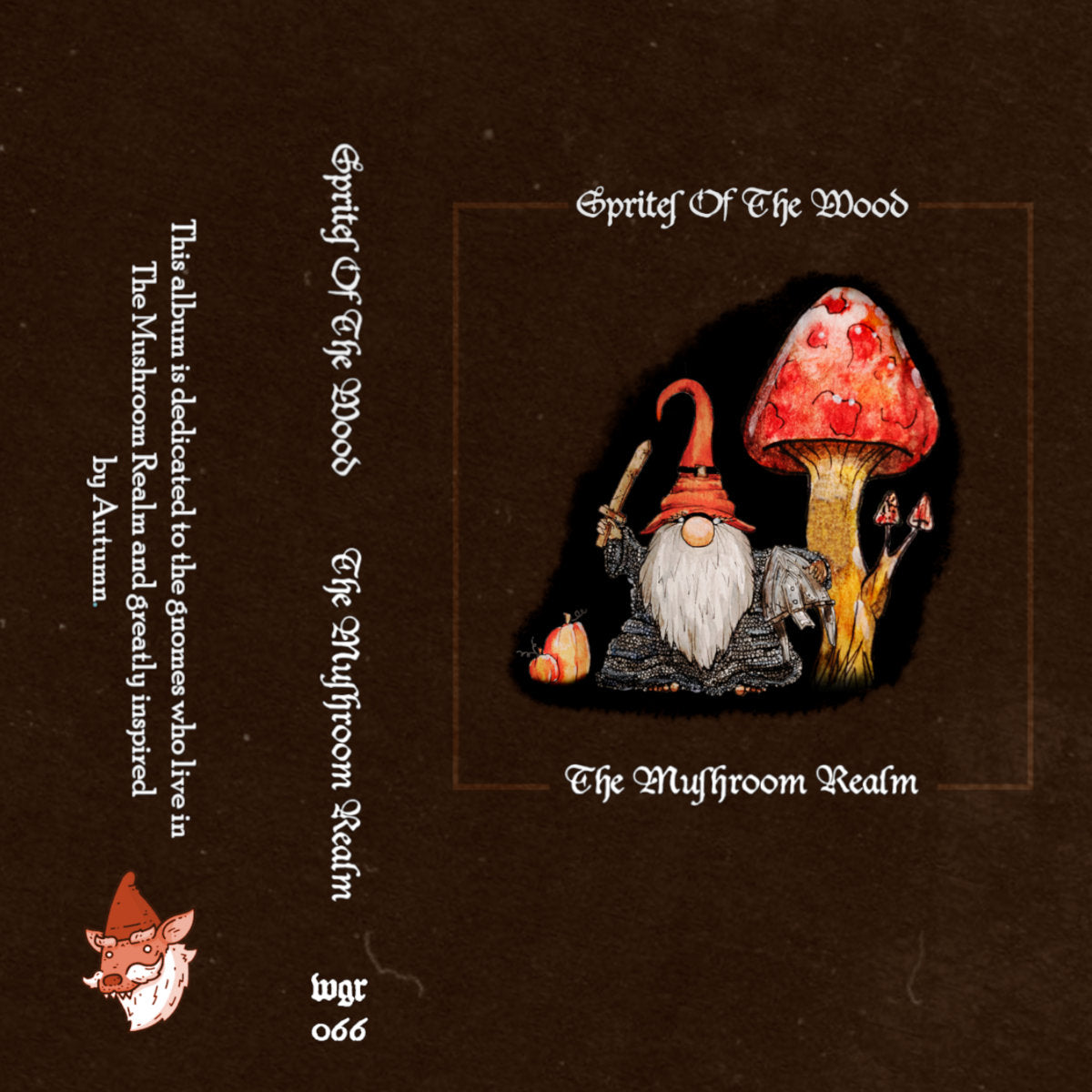 [SOLD OUT] SPRITES OF THE WOOD "Mushroom Realm" cassette tape (lim.50)
