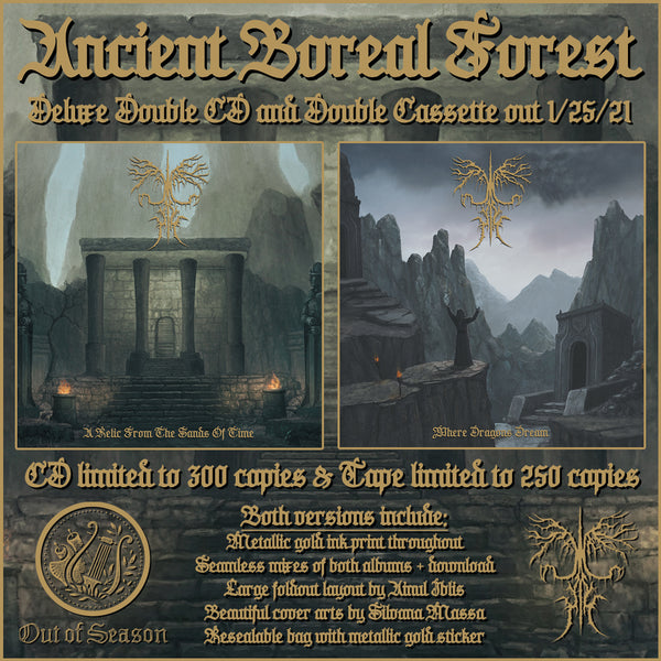 ANCIENT BOREAL FOREST CD/CASSETTE ADVERTISEMENT