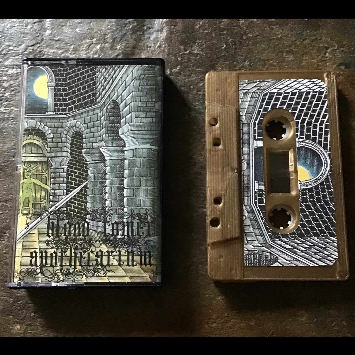 [SOLD OUT] BLOOD TOWER / APOTHECARIUM "Split" cassette tape (lim.100)